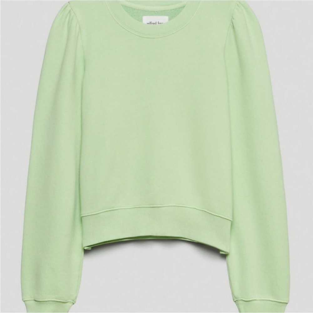 Wilfred Green Boxy Long Sleeve Sweatshirt